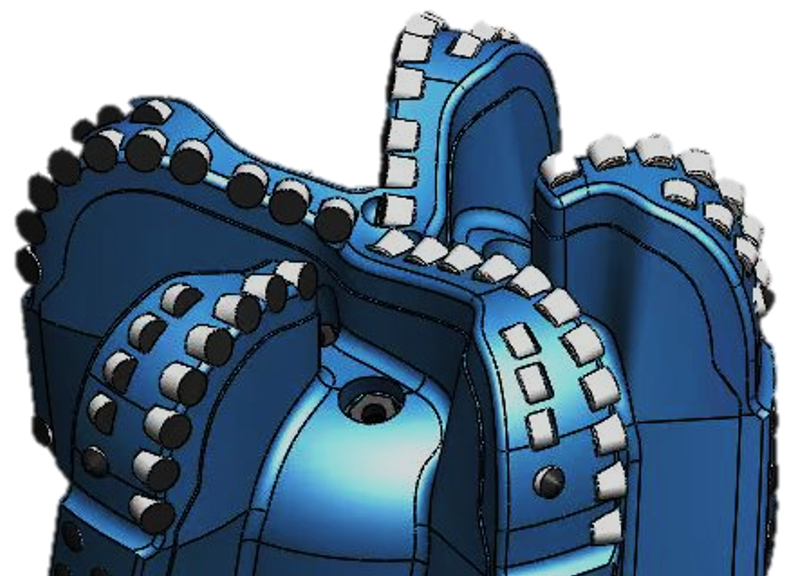 PDC bit 3D design